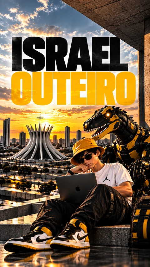 Criador e dinossauro mecânico — mobile